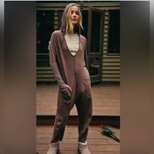 Hotshot sleeve hooded onsie long sleeve by free people
